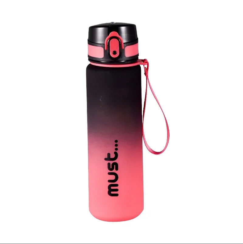 Fantia Gradient Sports Water Bottle Leakproof Fitness Gym Drinking Cup - 21