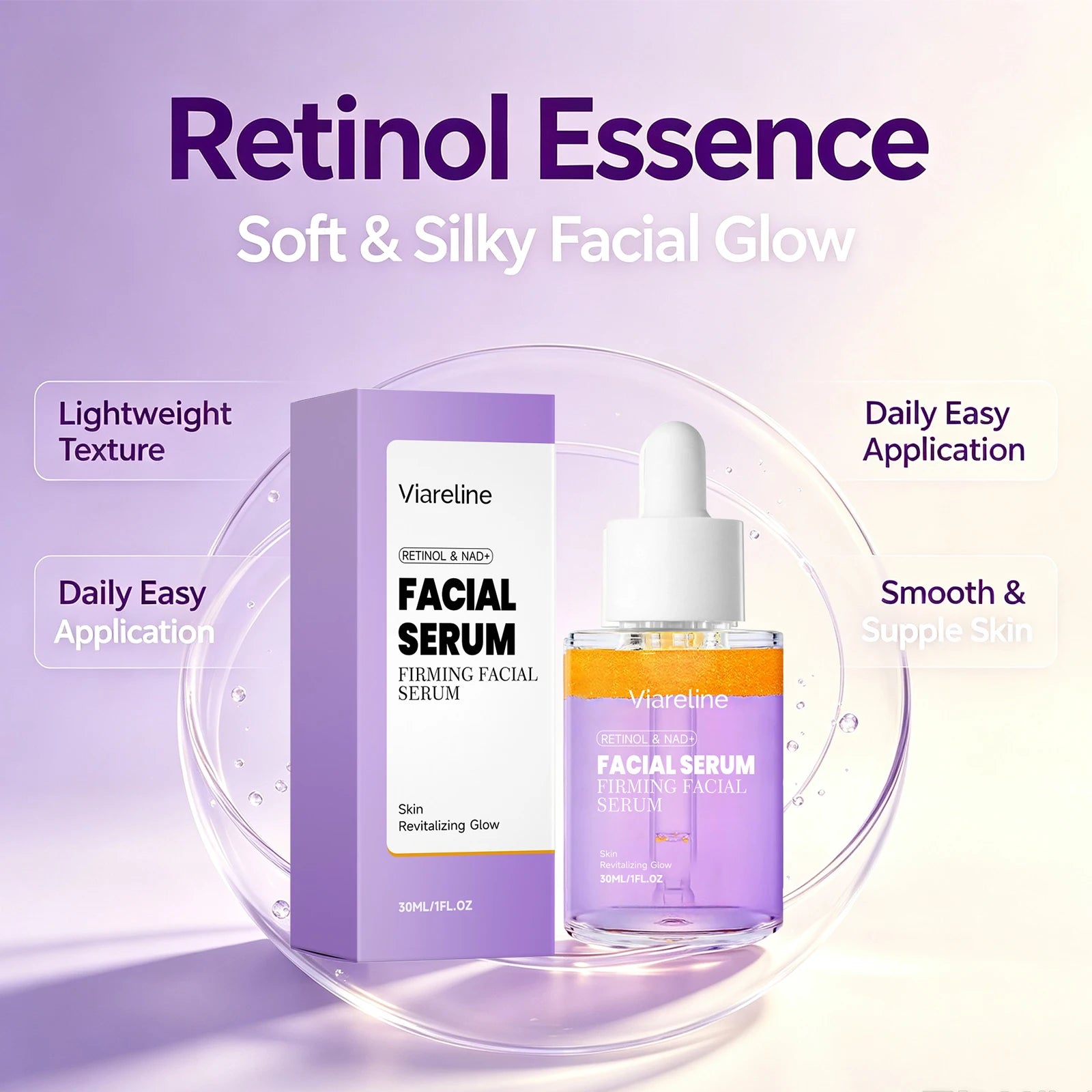 Retinol Facial Serum Firming Lifting Anti Aging Skin Care - 5
