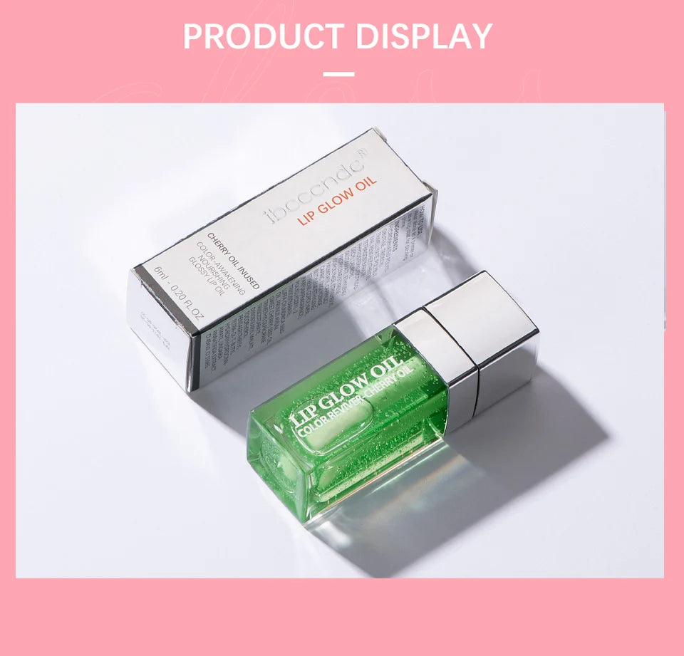 Lip Oil Plumping Gloss Crystal Jelly Moisturizing Tinted Lip Plumper