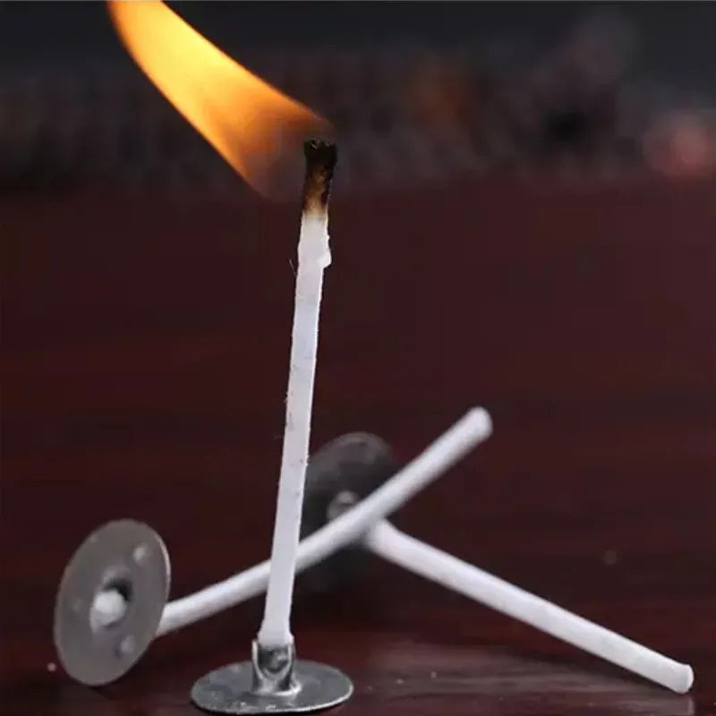 100pcs Cotton Candle Wicks Pre-Waxed DIY Candle Making Supplies