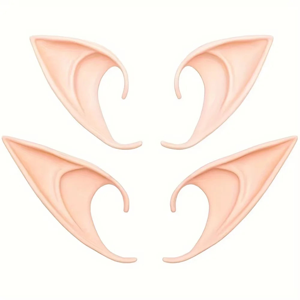 Elf Ears Cosplay Costume Accessories Fairy Angel Party Props 1 10 Pairs - 33