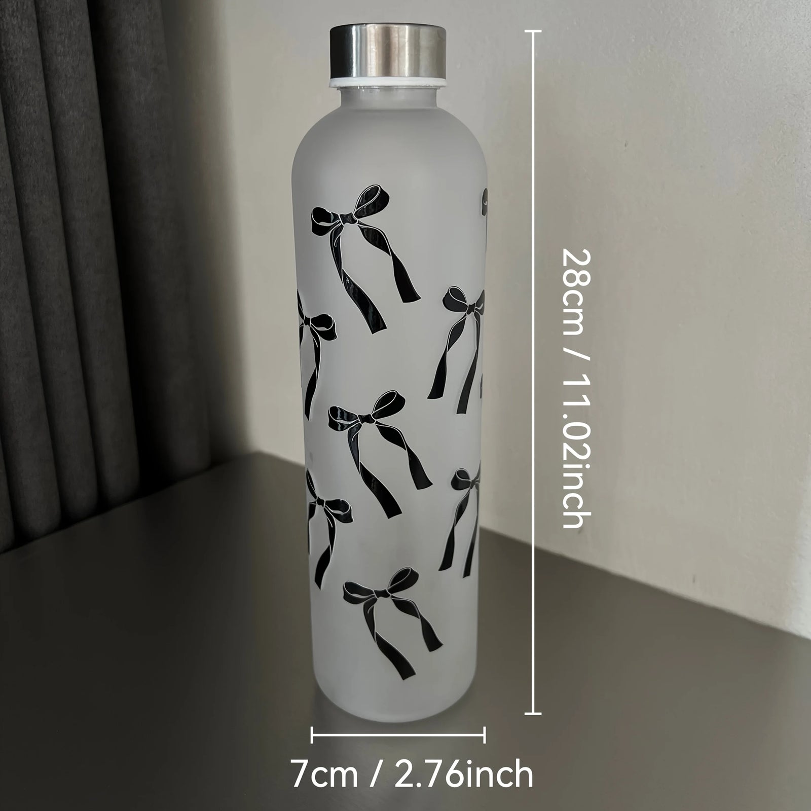 Fantia Butterfly Matte Water Bottle Leak Proof Sports Flask 1000ml