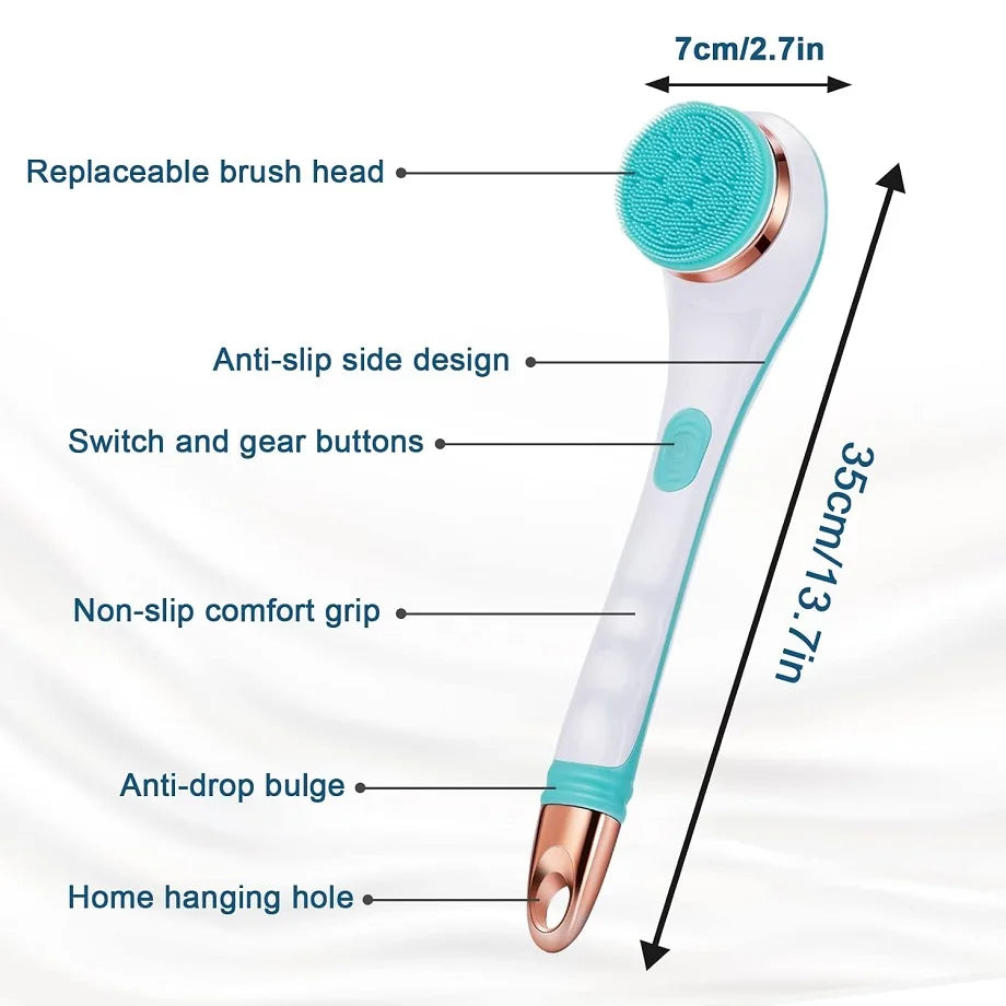 Electric Back Scrubber Rotating Shower Body Brush