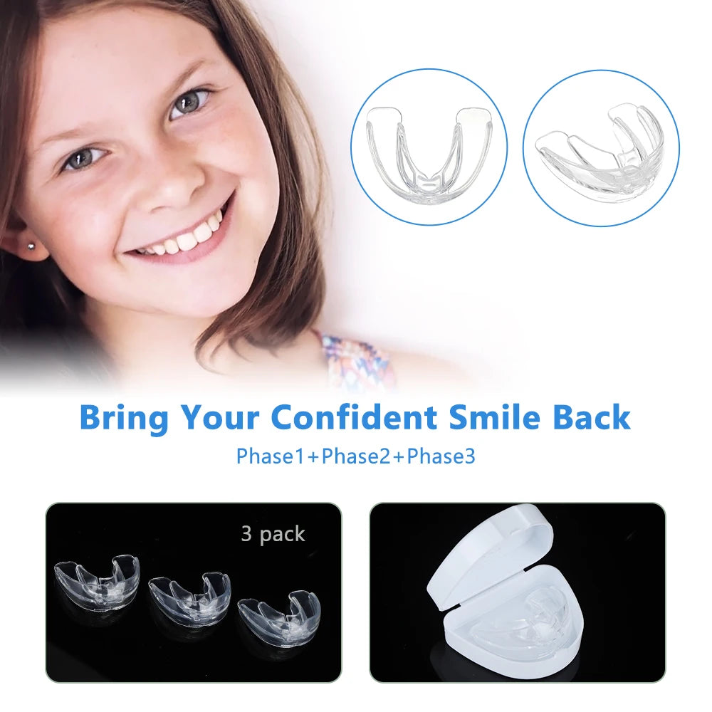 Kids Dental Orthodontic Braces 3 Stage Teeth Alignment Trainer