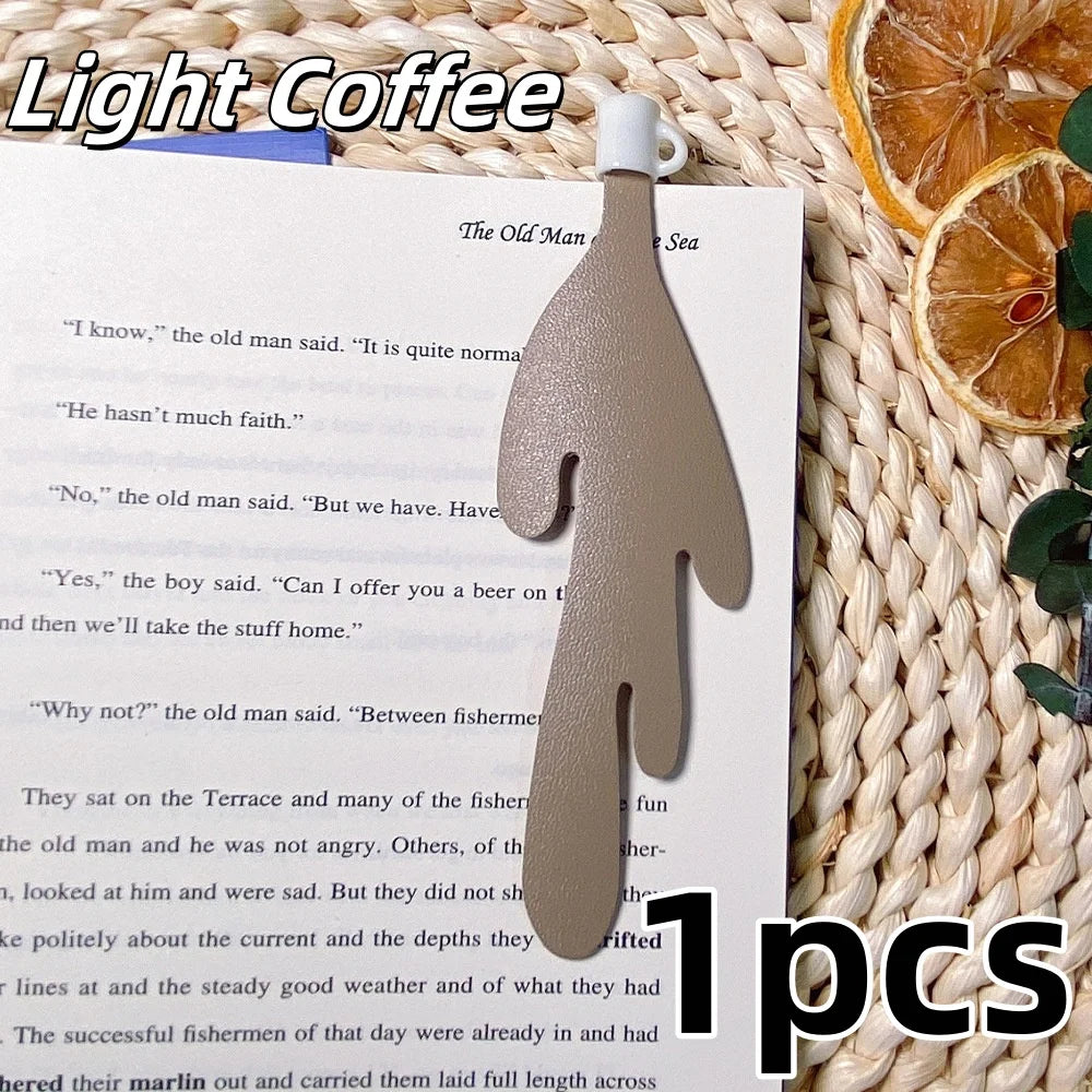 Spilled Coffee Bookmark Unique Reading Corner Marker for Book Lovers - 14