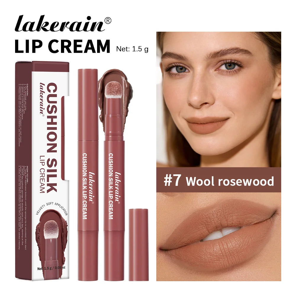 2 in 1 Lip Powder Cream & Blush Waterproof Long Lasting Lip Glaze - 28
