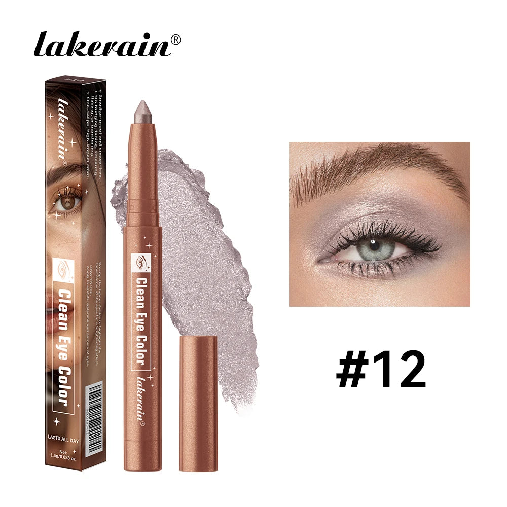 Smudge Proof Eyeshadow Stick Long Lasting Shimmer Matte Pencil Crayon - 27