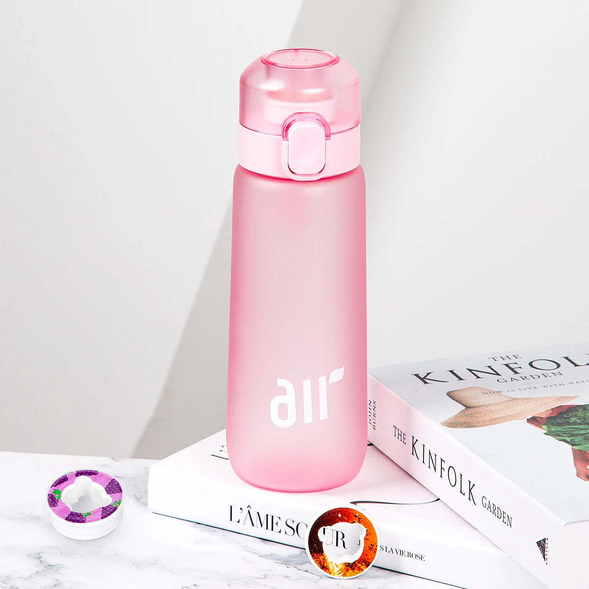 650ml Scented Air Water Bottle with Flavor Pods Leakproof Sports Cup