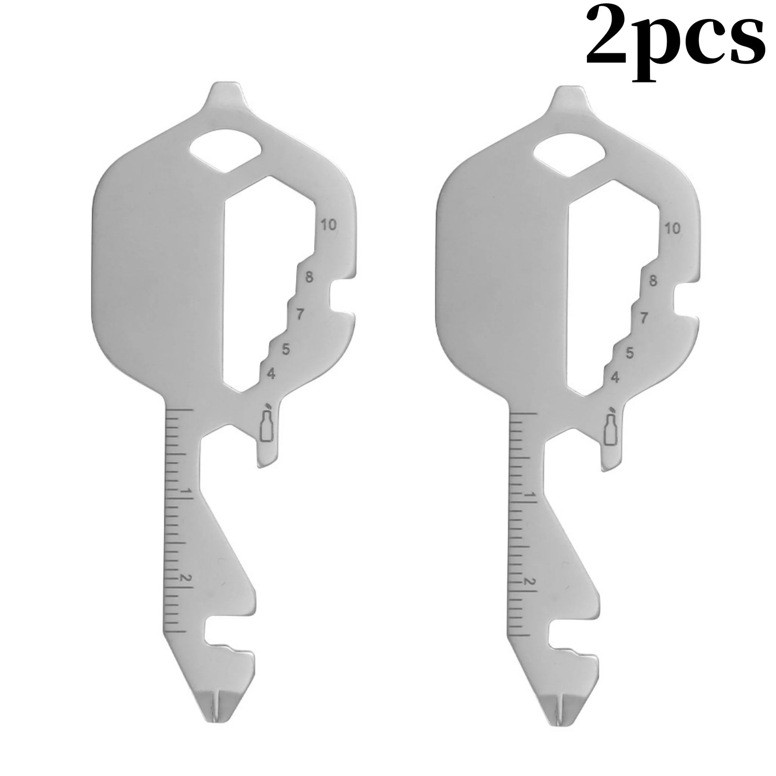 13-in-1 Stainless Steel Keychain Multitool Portable EDC Repair Gadget