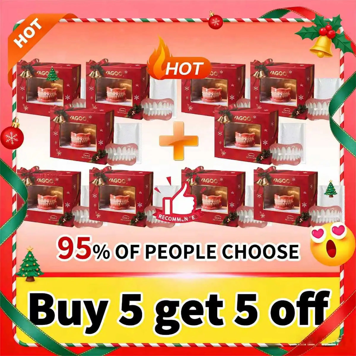 Silicone Dentures Instant Fake Teeth Smile Veneers