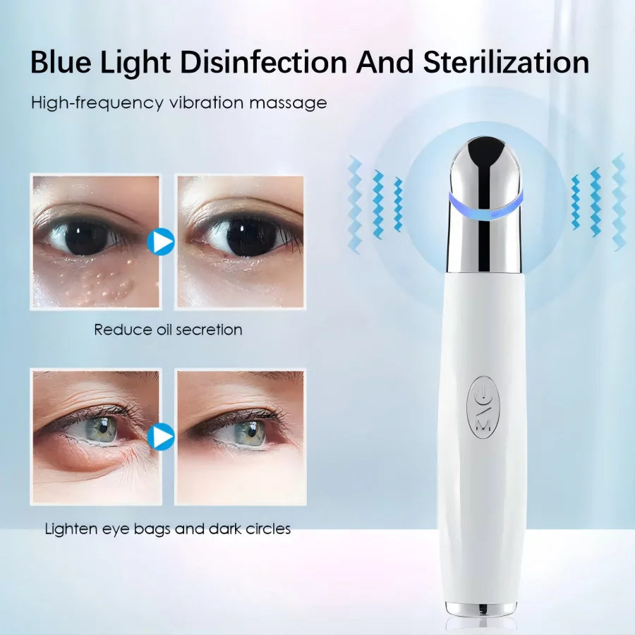 3 in 1 LED Eye Care Facial Massager Photon Light Wand - 5