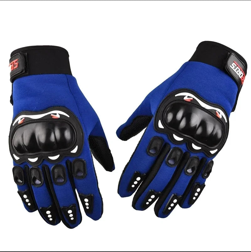 Motorcycle Riding Gloves Full Finger Protective Breathable Cycling Gear - 11