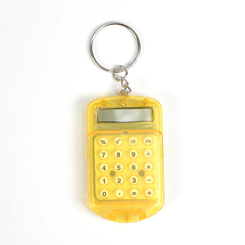 Mini Calculator Keychain Portable 8 Digit Pocket Calculator for Students