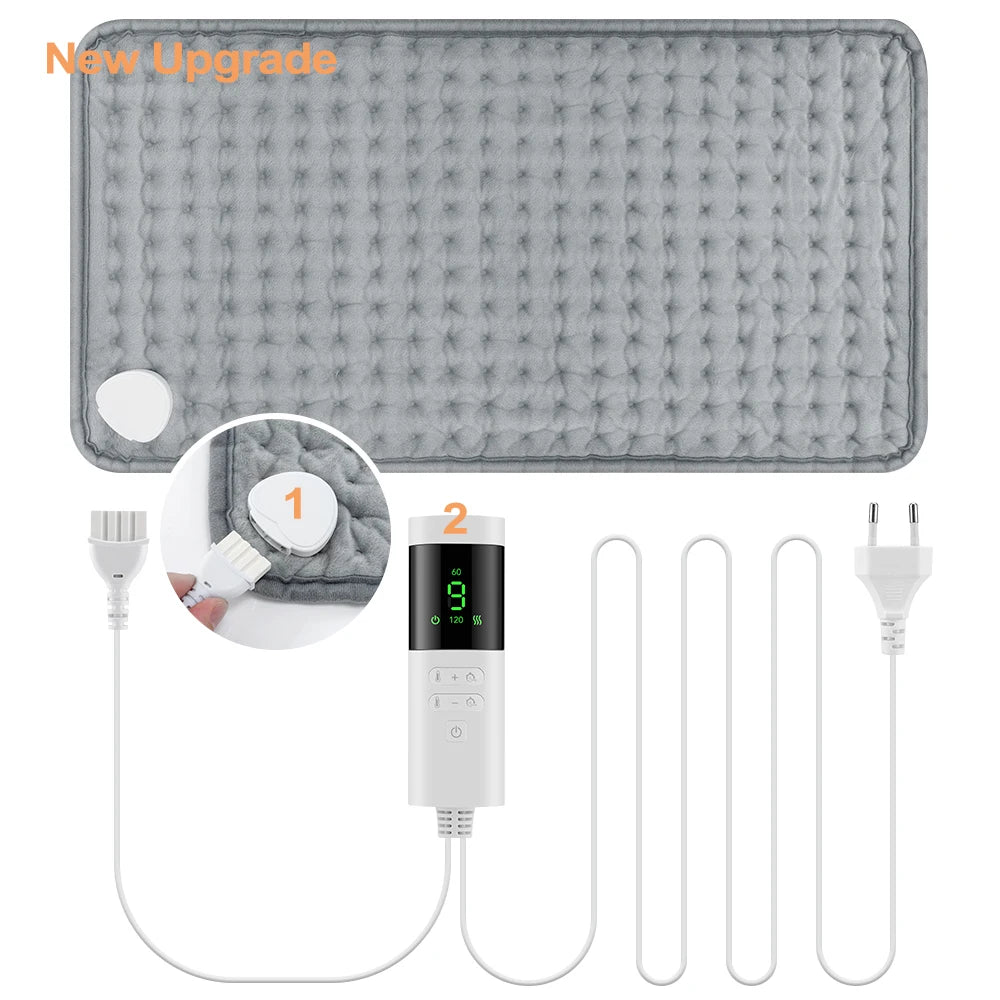 Electric Heating Pad 9 Gear Adjustable Temperature Warm Mat - 8