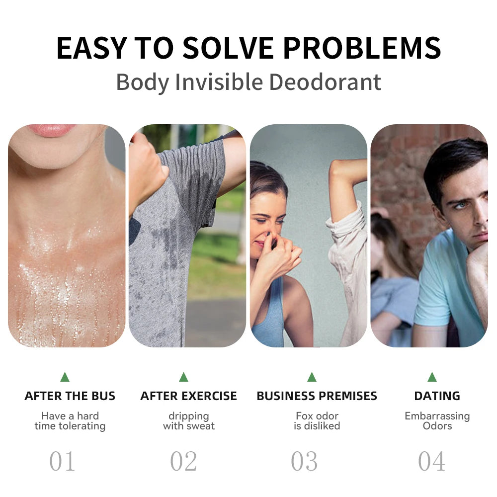 Mint Fragrance Long Lasting Odor Control Deodorant Cream - 6