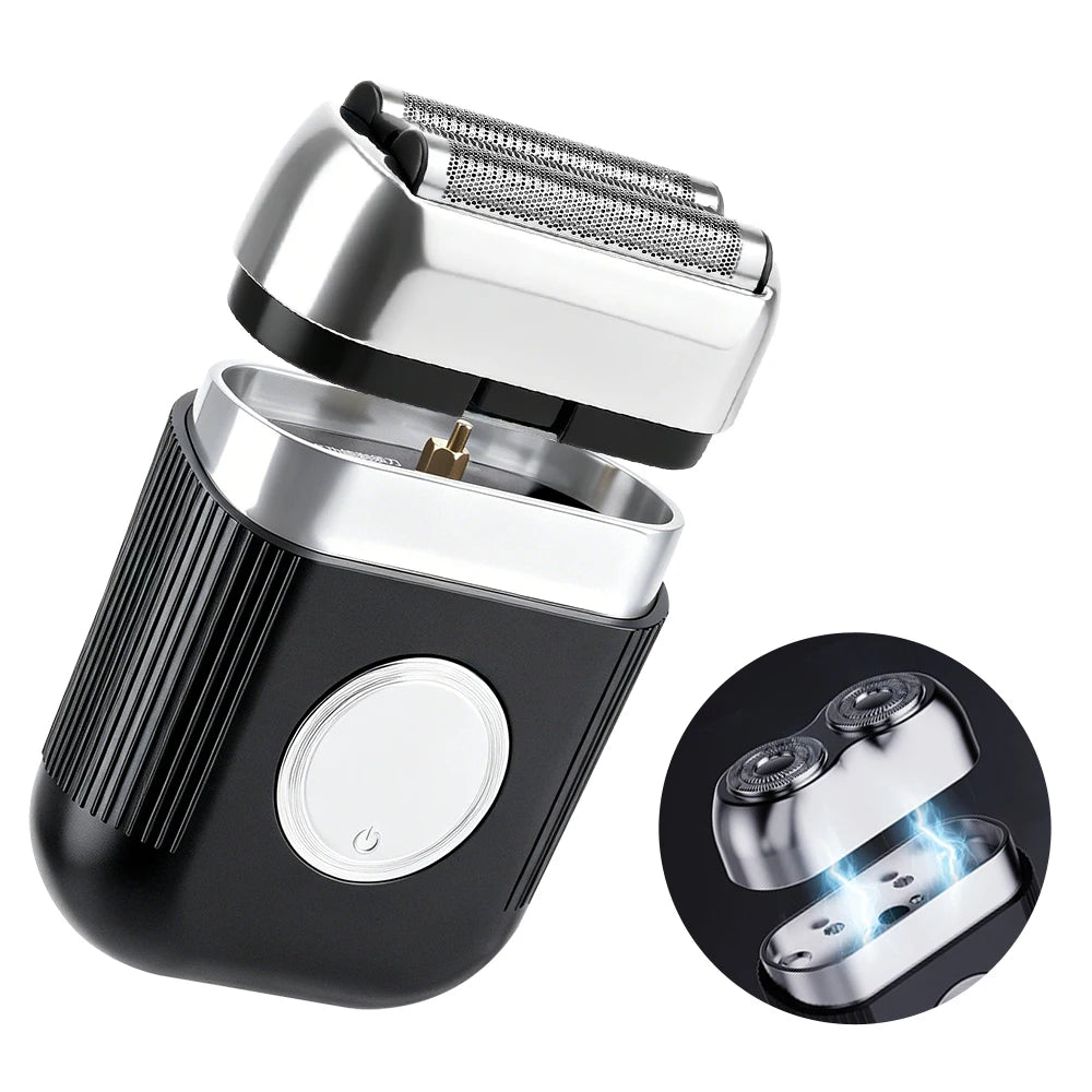 Electric Foil Shaver Portable Mini Razor Trimmer - 17