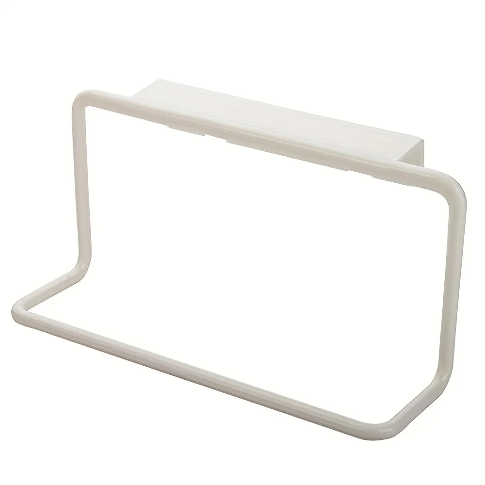 Over Cabinet Towel Rack No Drill Kitchen Rag Holder Storage Organizer - 5