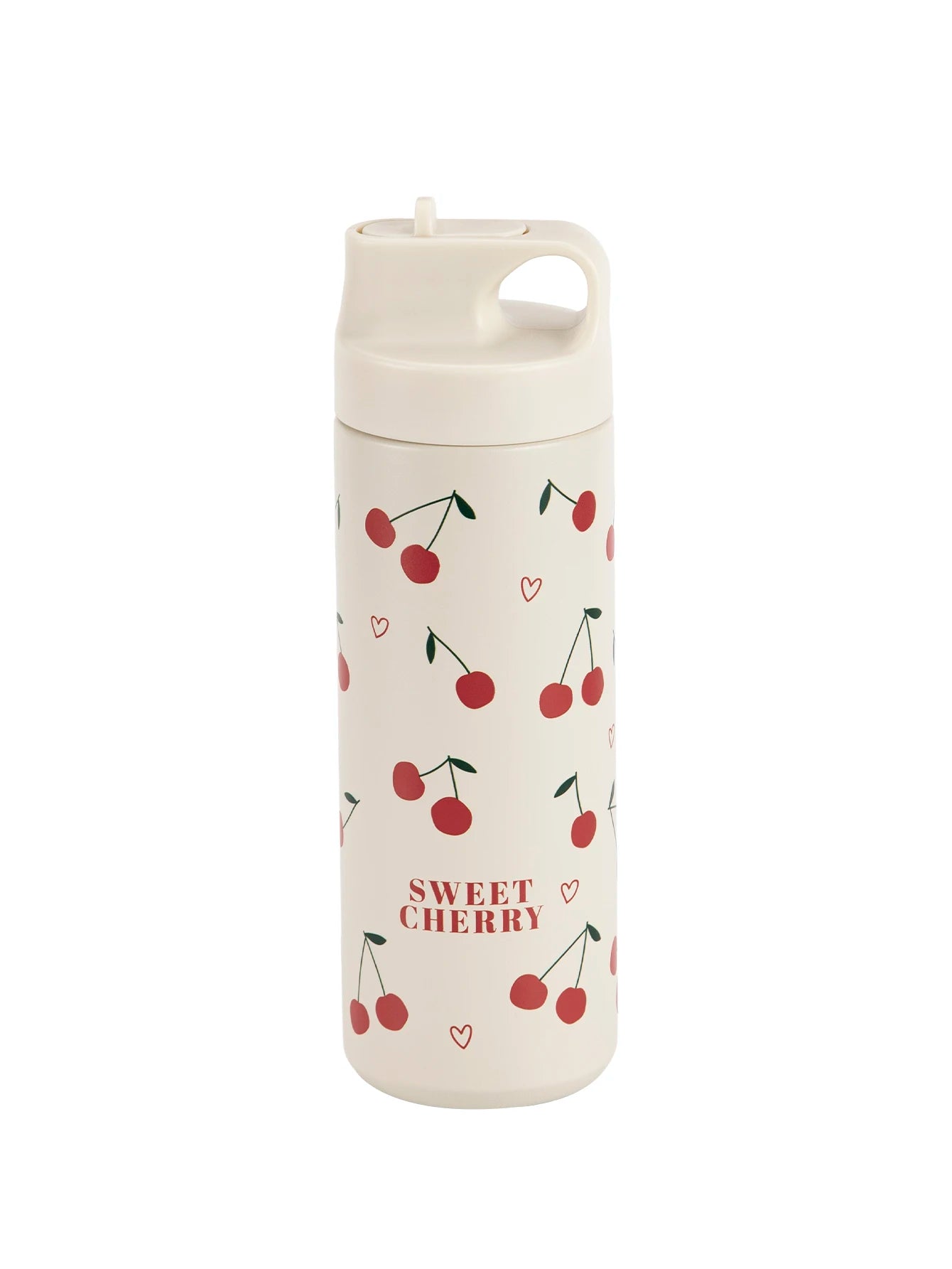 500ml Bow Print Insulated Stainless Steel Tumbler Cup with Straw - 17