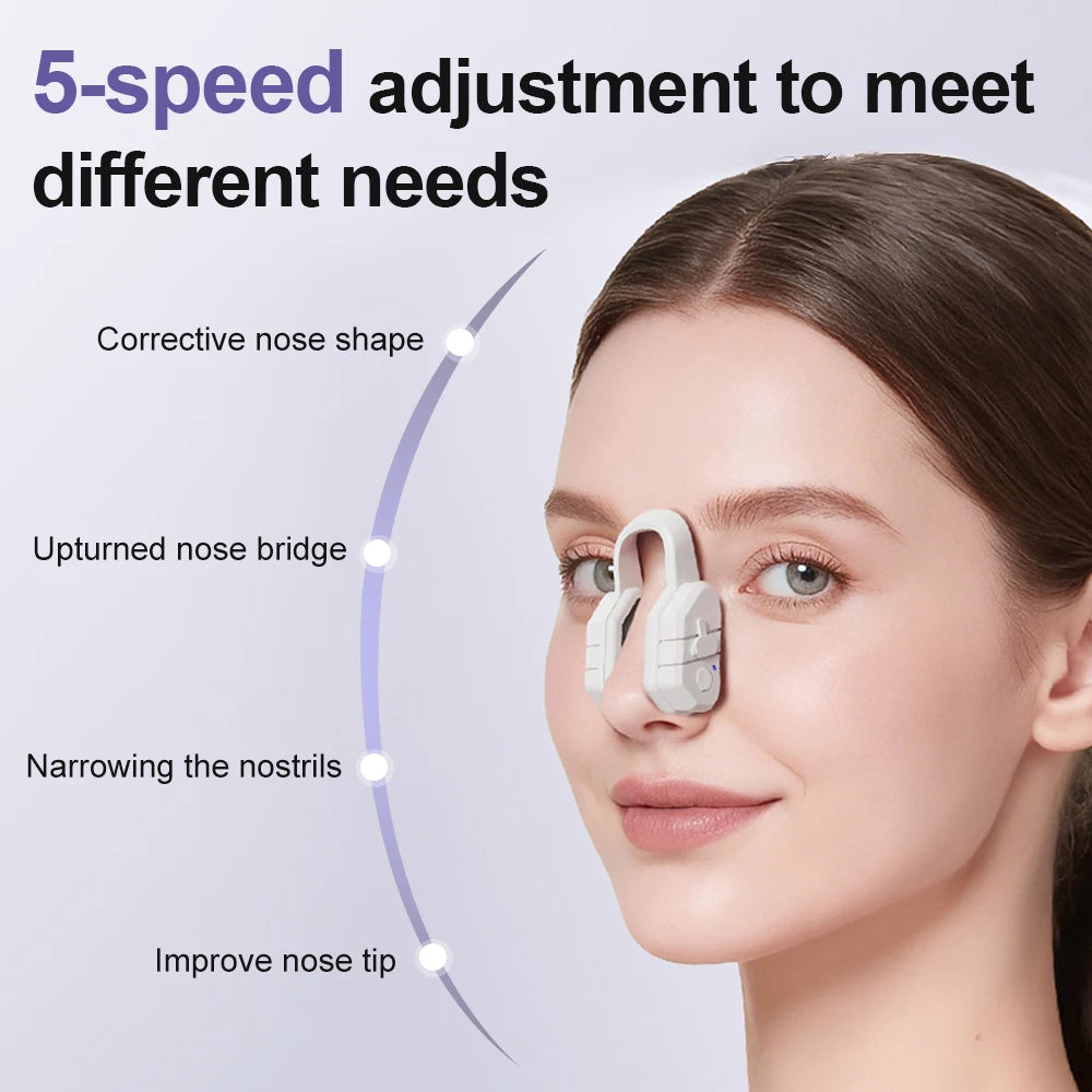 EMS Nose Shaper Sculpting Massager Clip Lift Up Beauty Tool