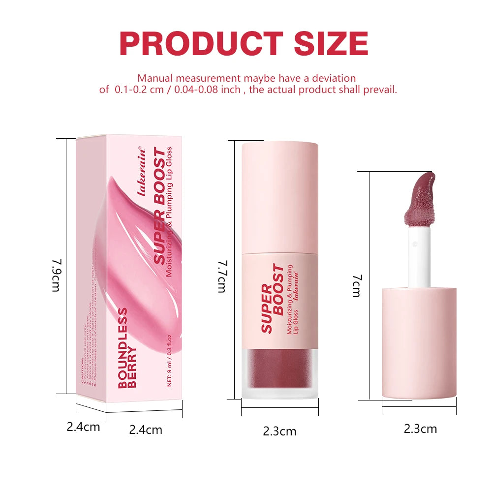 Lakerain Plumping Lip Gloss Hydrating Mirror Shine Lip Gloss - 13