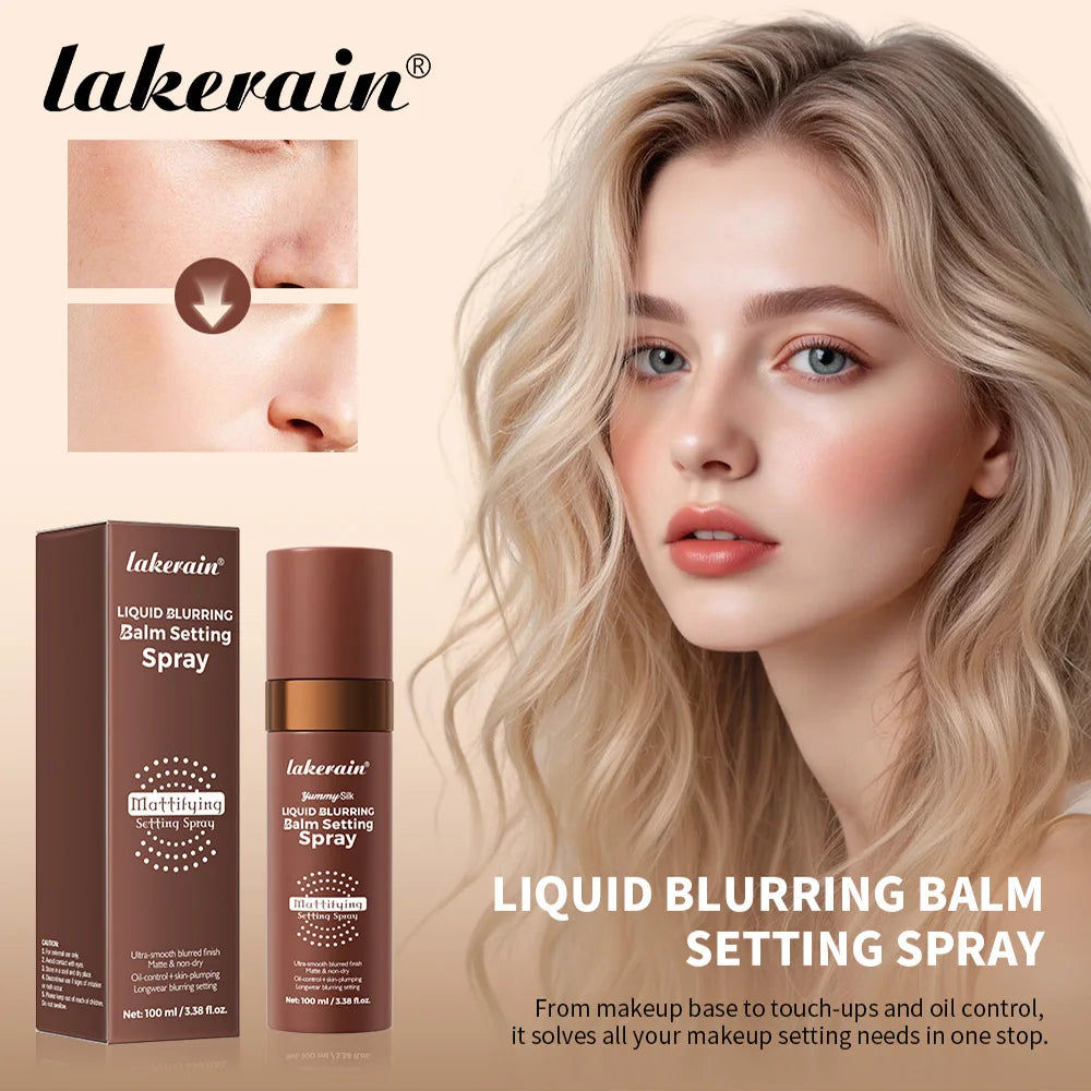 Liquid Blurring Balm Setting Spray Long Lasting Matte Makeup Fixer