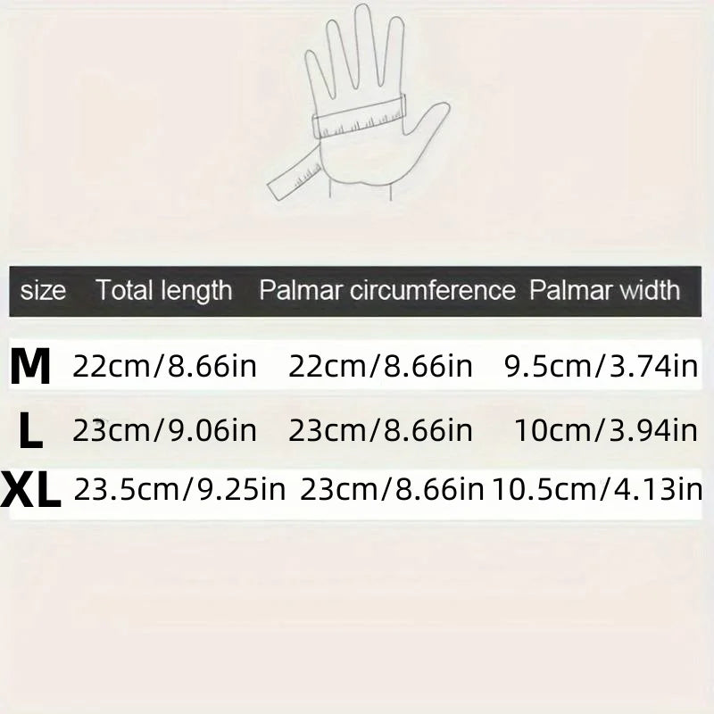 Mens Winter Gloves Waterproof Windproof Thermal Touchscreen Cycling Mitts - 4