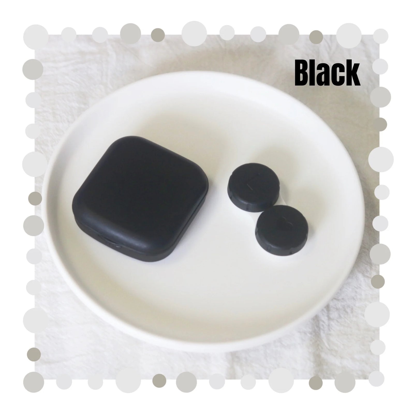 Portable Contact Lens Case Kit with Mirror Travel Storage Box