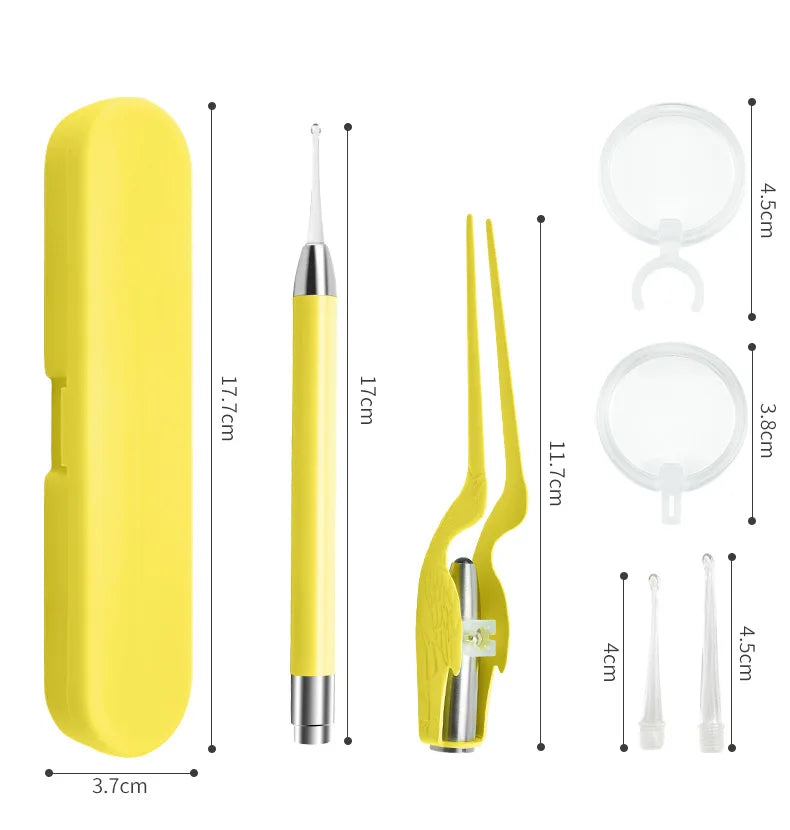 LED Ear Wax Removal Kit Ear Cleaner Tool Set