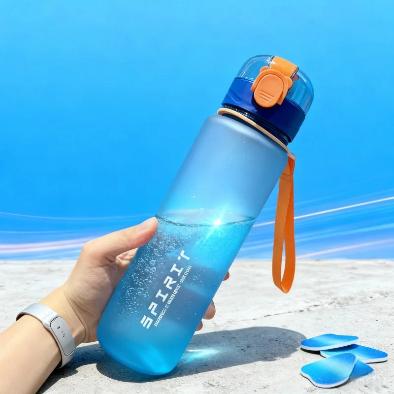 700ml Sports Water Bottle Leakproof BPA Free Gym Fitness Drink Cup
