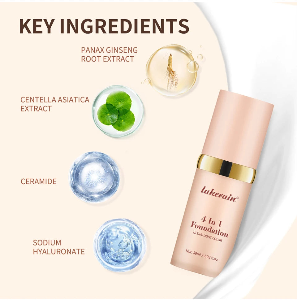 Color Changing Foundation SPF 30 Moisturizing Makeup Base