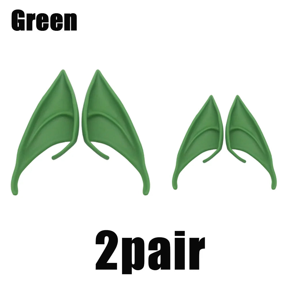 Elf Ears Cosplay Costume Accessories Fairy Angel Party Props 1 10 Pairs - 31