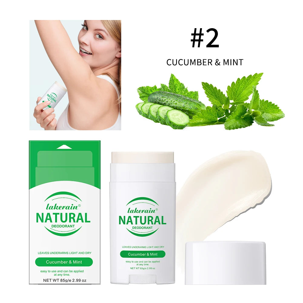 Solid Deodorant Stick Natural Perfume Balm Long Lasting Fragrance