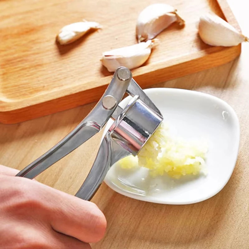 Zinc Alloy Garlic Press Crusher Mincer Kitchen Tool Manual Smasher - 4