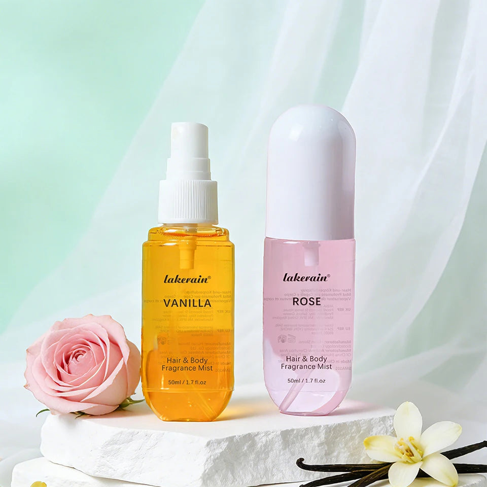 Vanilla and Rose Fragrance Mist Body Spray