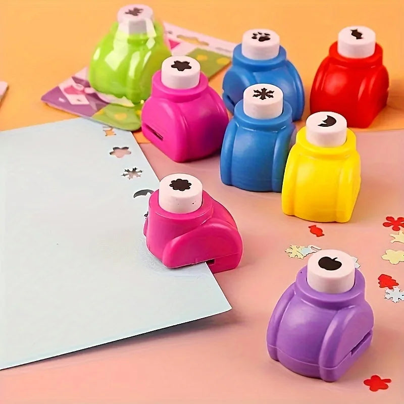 Mini Scrapbook Hole Punch Set DIY Embossing Cutter for Paper Crafts