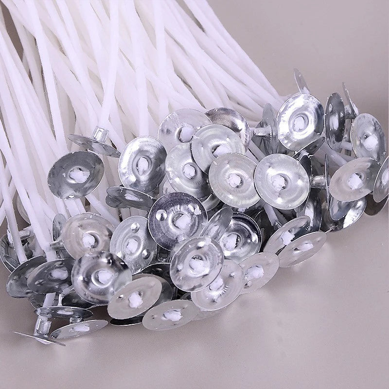 100pcs Cotton Candle Wicks Pre-Waxed DIY Candle Making Supplies