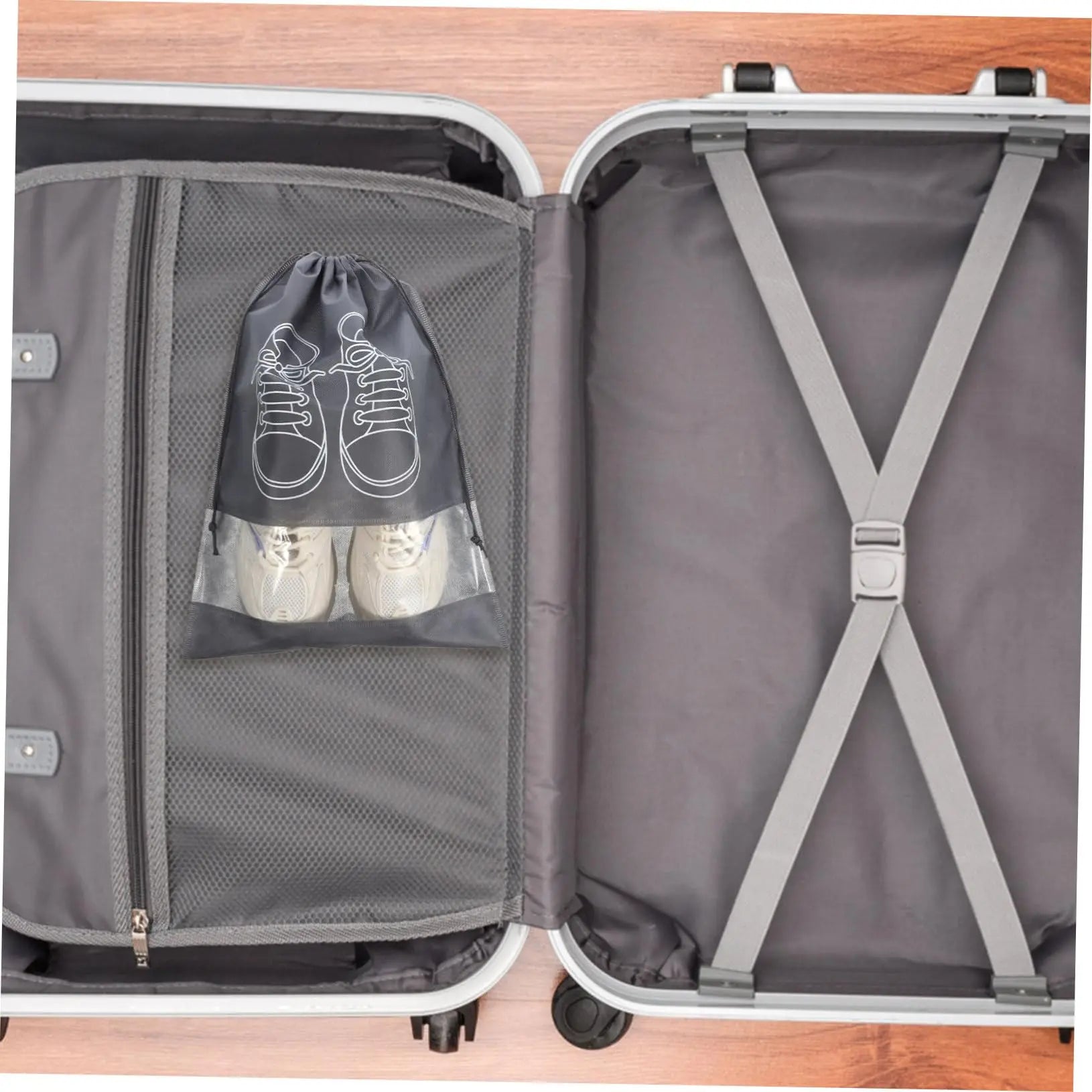 Portable Shoe Storage Bags Waterproof Travel Organizer Pouches - 5