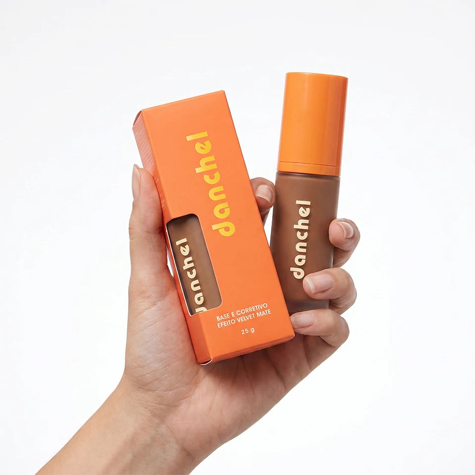 2-in-1 Liquid Foundation & Concealer Matte Face Makeup - 16