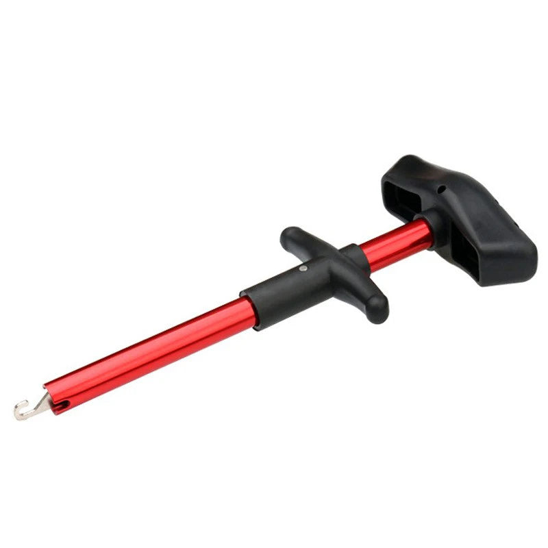 Aluminum Fish Hook Extractor T-Handle Dehooker Fishing Tool - 9