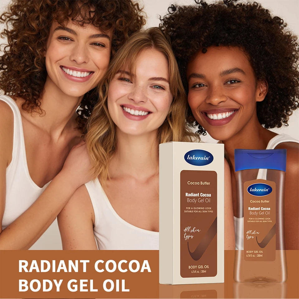 Cocoa Body Oil Gel Moisturizing Hydration for Dry Skin Care - 9