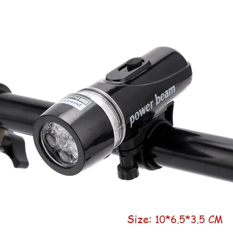 5 LED Bicycle Light Set MTB Road Bike Headlight and Safety Taillight