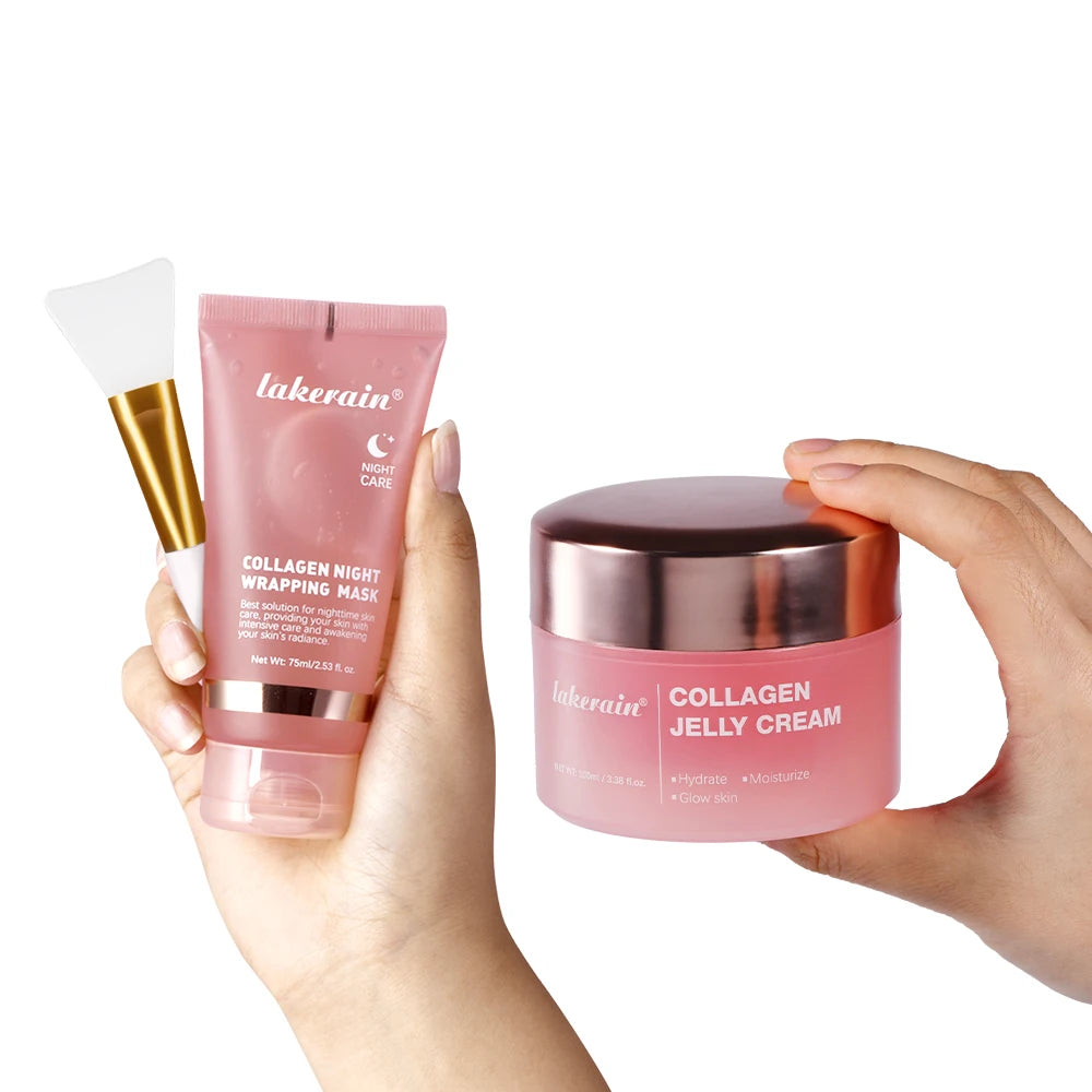 Collagen Jelly Cream Peel-Off Overnight Mask Hydrating Firming Skincare
