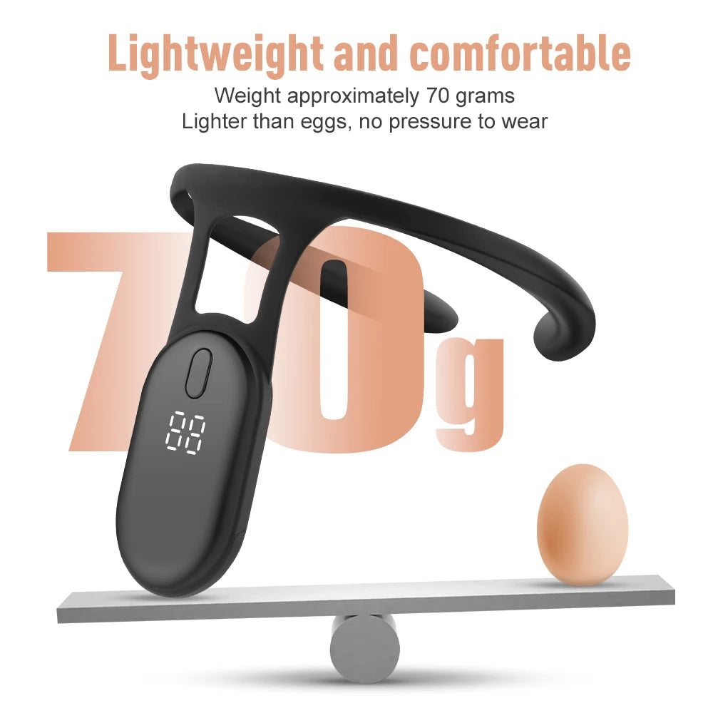 Smart Posture Corrector LCD Display Back Brace Vibration Reminder - 23
