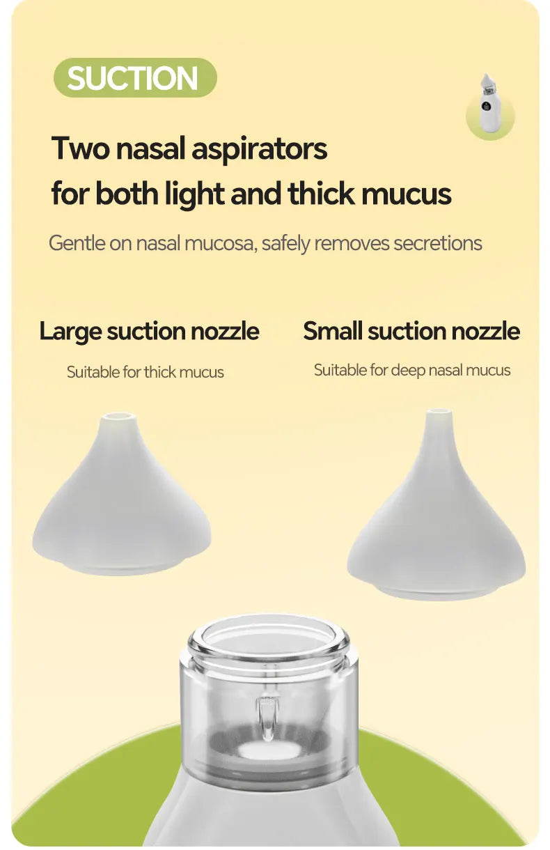Baby Electric Nasal Aspirator Rechargeable Nose Sucker Cleaner