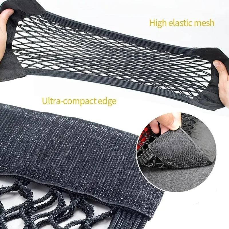 Car Trunk Storage Net Elastic Mesh Organizer Seat Back Cargo Net