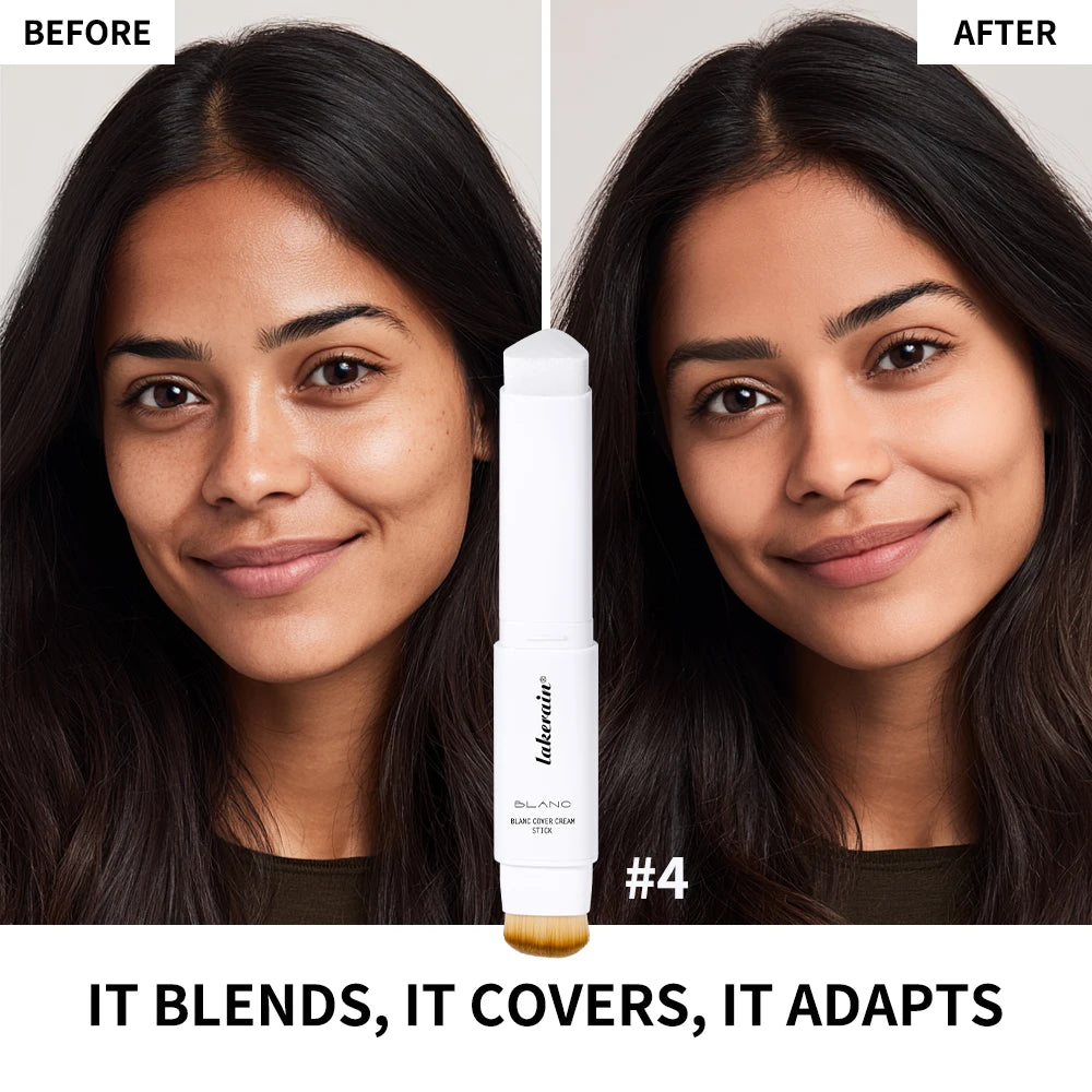 Dual-Ended Color Changing Foundation Stick Smooth Makeup Blending - 4