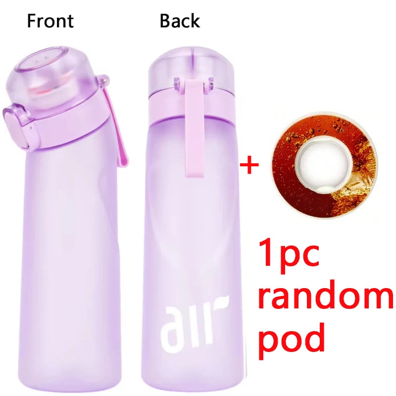 Aromatherapy Sport Water Bottle with Flavor Pods Leak Proof Straw Cup - 16