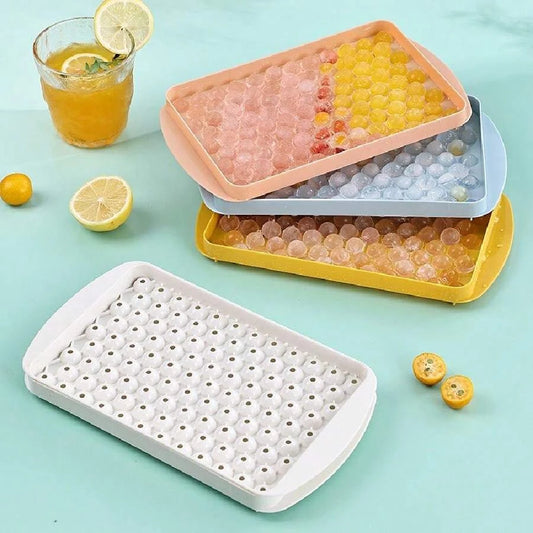 104 Grid Mini Ice Cube Tray Spherical Ball Maker Mold for Drinks