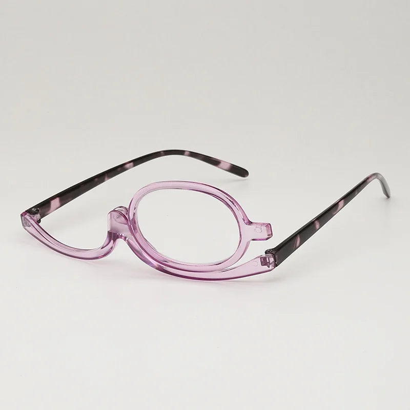 Rotating Makeup Glasses Magnifying Eyeglasses for Precision Application - 6