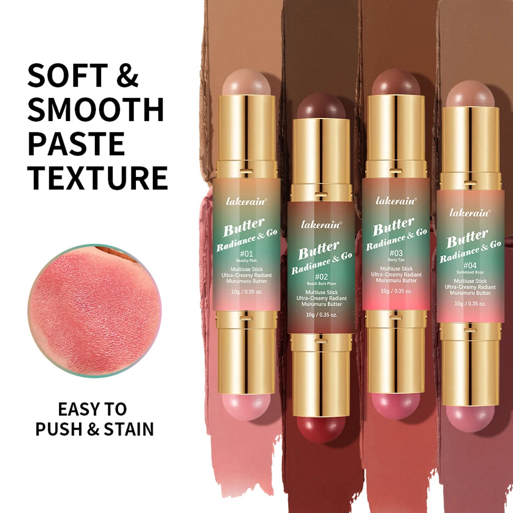 Double Headed Bronzer Blush Stick Multiuse Contouring Makeup